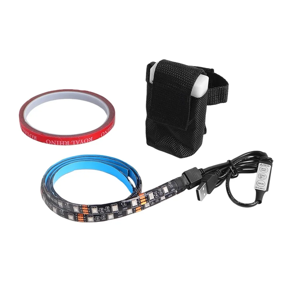 LED Strip Light Flashlight Bar Lamp For Xiaomi M365 pro for ninebot max G30 Electric Scooter Night Light Long Light Flash Model