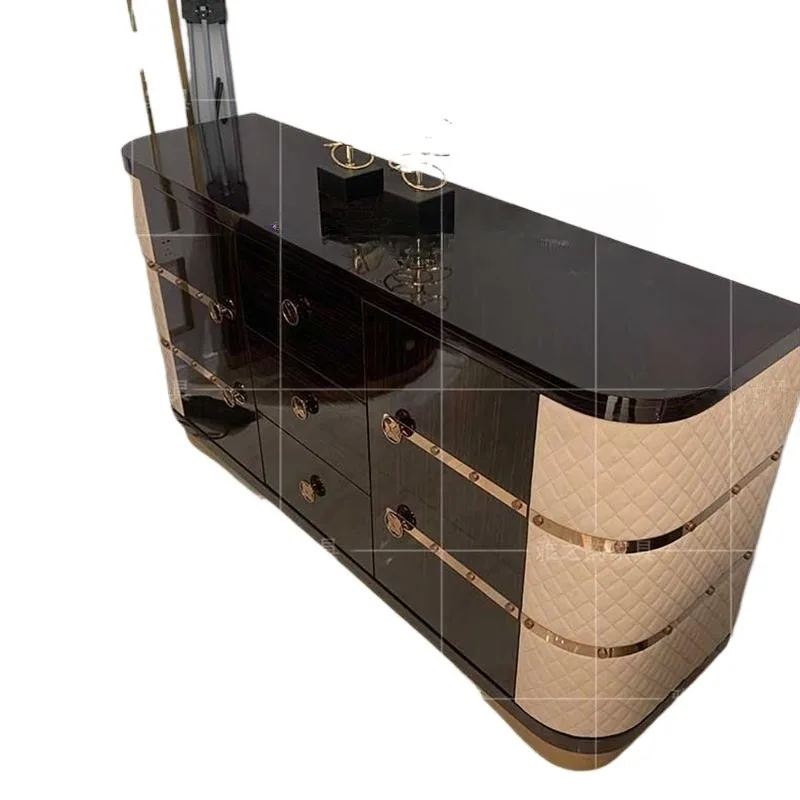 

Italian light luxury chest of drawers, modern dining side cabinet