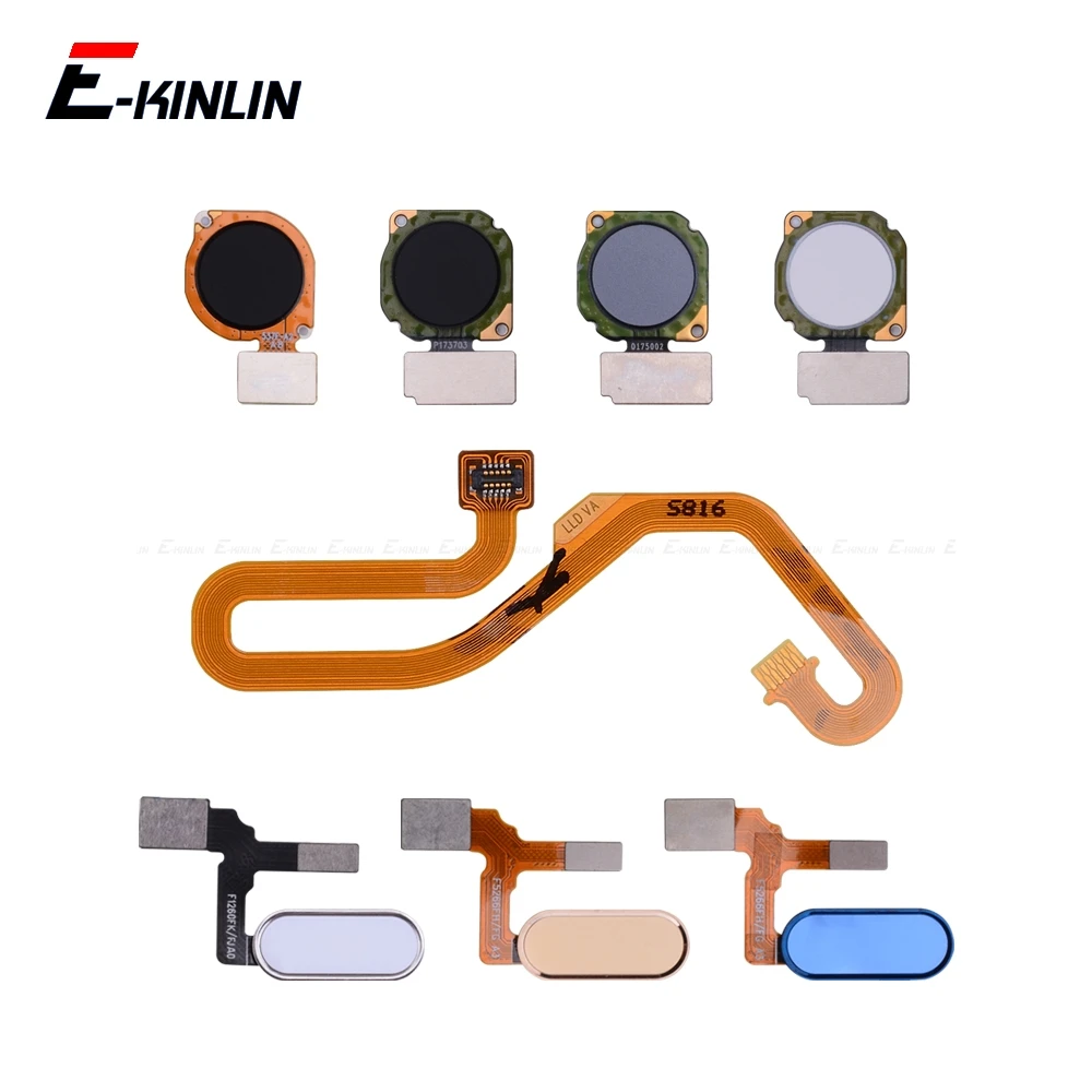 

Разъем для сканера отпечатков пальцев для Huawei Honor View 20 10 9i 9 Lite, сенсорный датчик ID, кнопка Home/Return, гибкий кабель для подключения