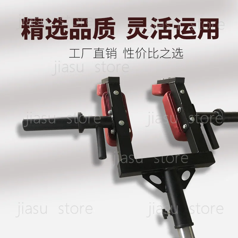Shoulder‑Loaded Barbell Row Standing Press Calf Raise Hack Squat Machine, Full Body Glute Back Strength Trainer
