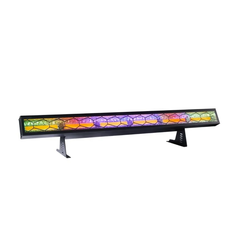 LED Pixel Effect Bar light 6*60W Amber & 120 3in1 RGB effect light Disco Party Club Bar Wedding Concert DMX Stage light show