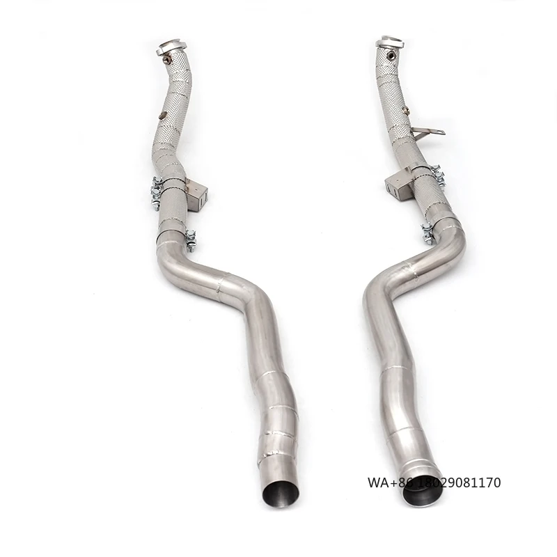 

OEM Downpipe for -CLS63 CLS63S 5.5T 2007-2017 Heat Shield Downpipe Exhaust Without Catalyst Racing Exhaust