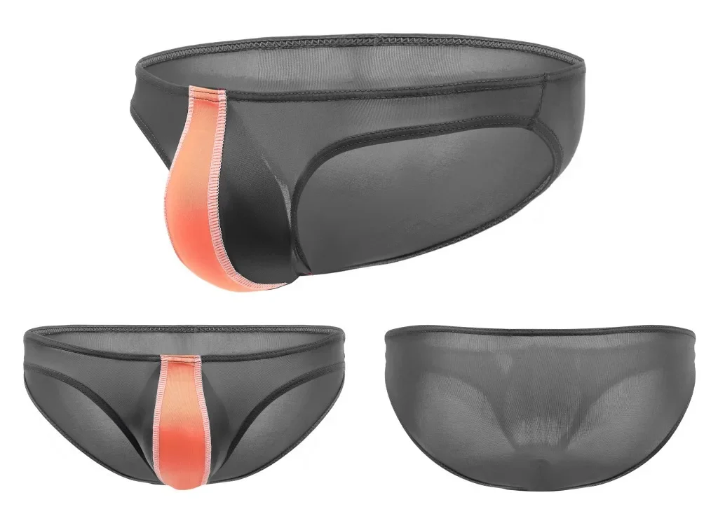 8Pcs/Lot Men's Briefs Low Rise Sexy Underwear Gay Ice Silk Men Sissy Penis Pouch Panties Mens Comfort Bikini Briefs Jockstrap