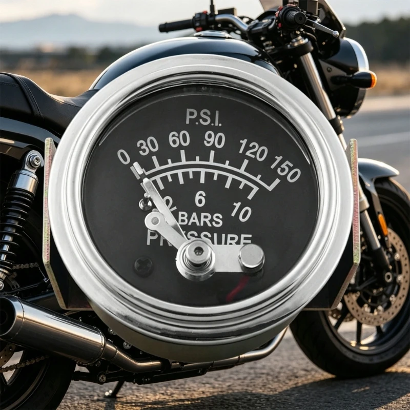 Sturdy Mechanical Oil Pressure Customizable Warning 12V Light Included