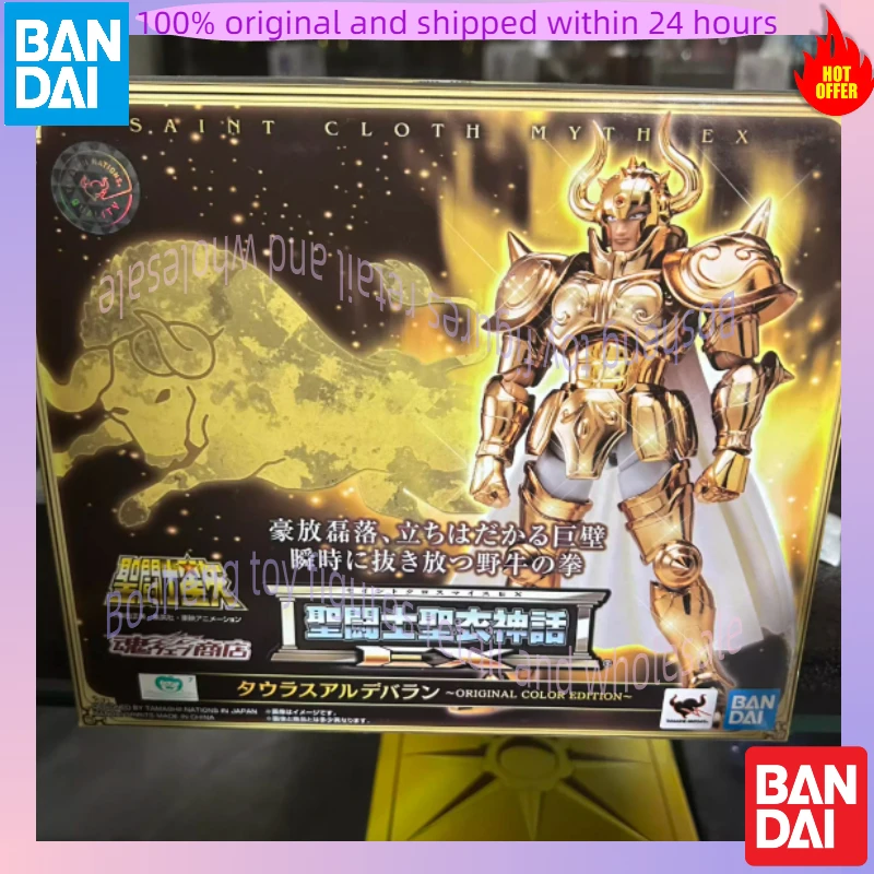 Original BANDAI Saint Cloth Myth EX Taurus Aldebaran OCE In Stock Anime Action Collection Figures Model Toys