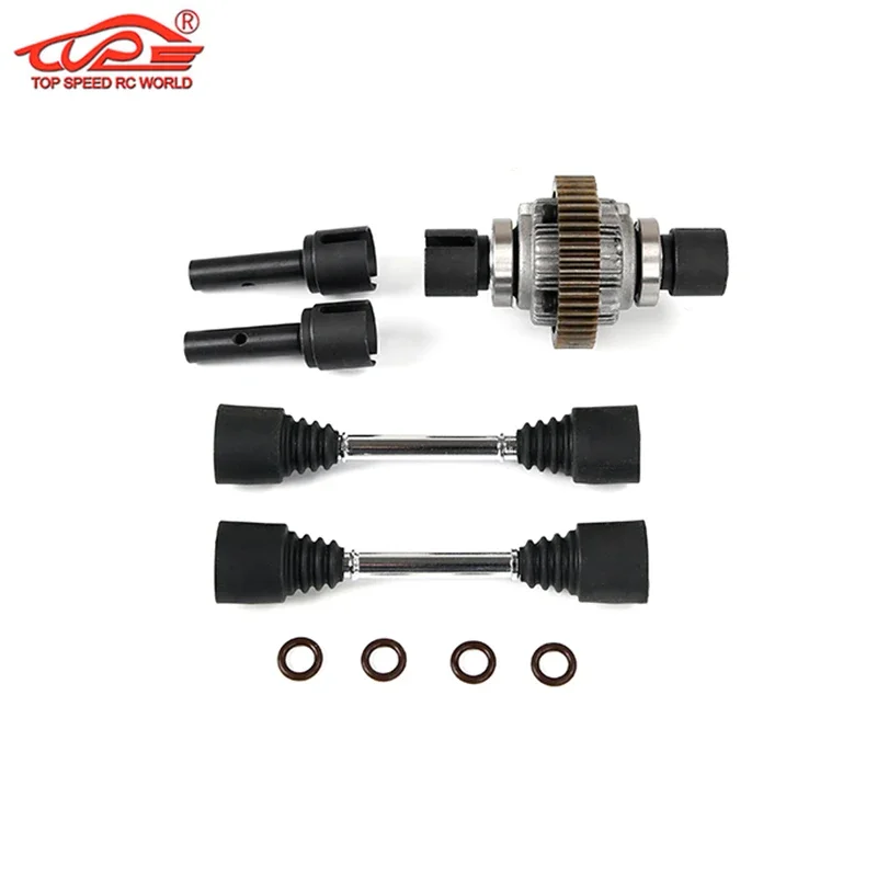 Metal Reinforcing Differential Gear Kit with Dog Bone Set for 1/5 HPI ROFUN ROVAN BAJA KM 5B 5SC 5T RC CAR PARTS