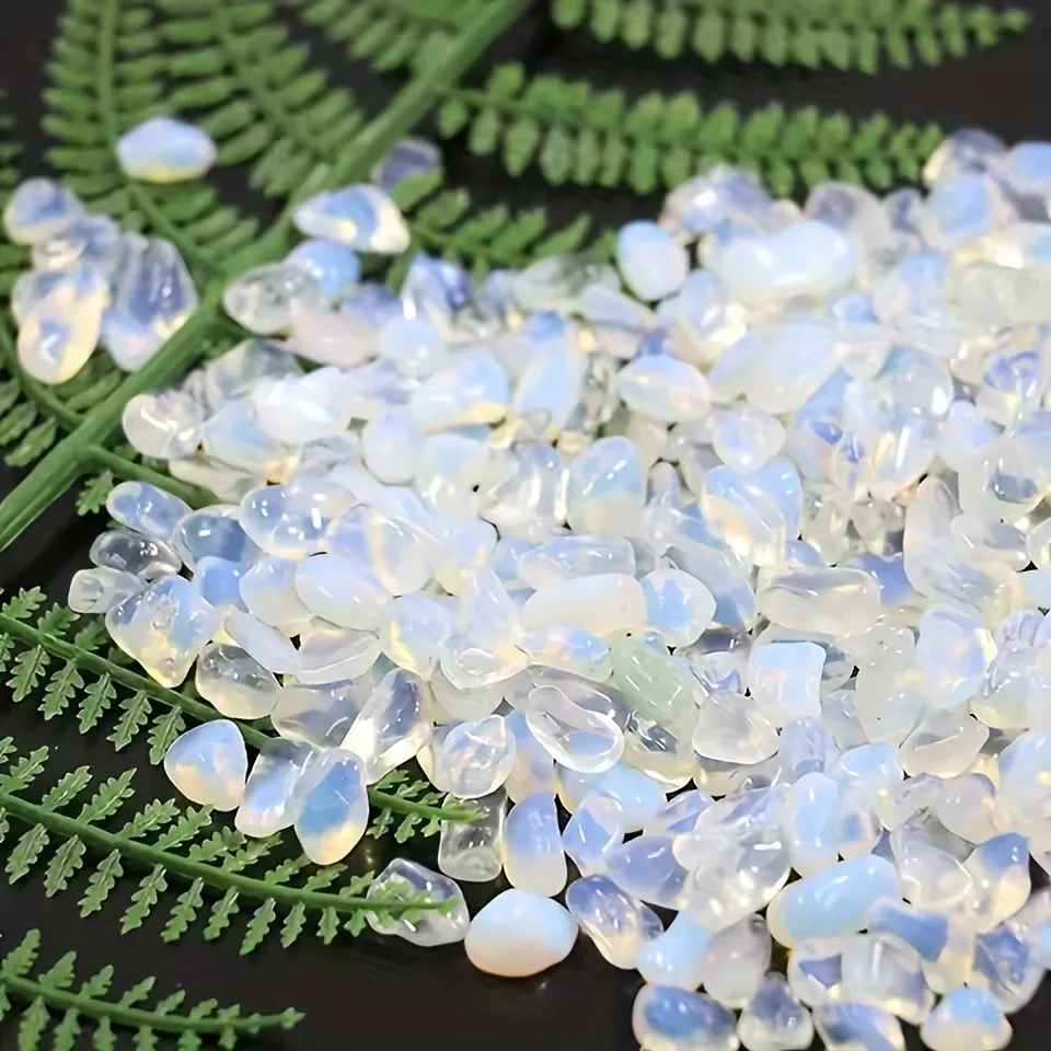 3-12mm Opal Demagnetization Stone, Opal Tumbled Chips Crushed Stone Crystal Irregular Shaped Stones