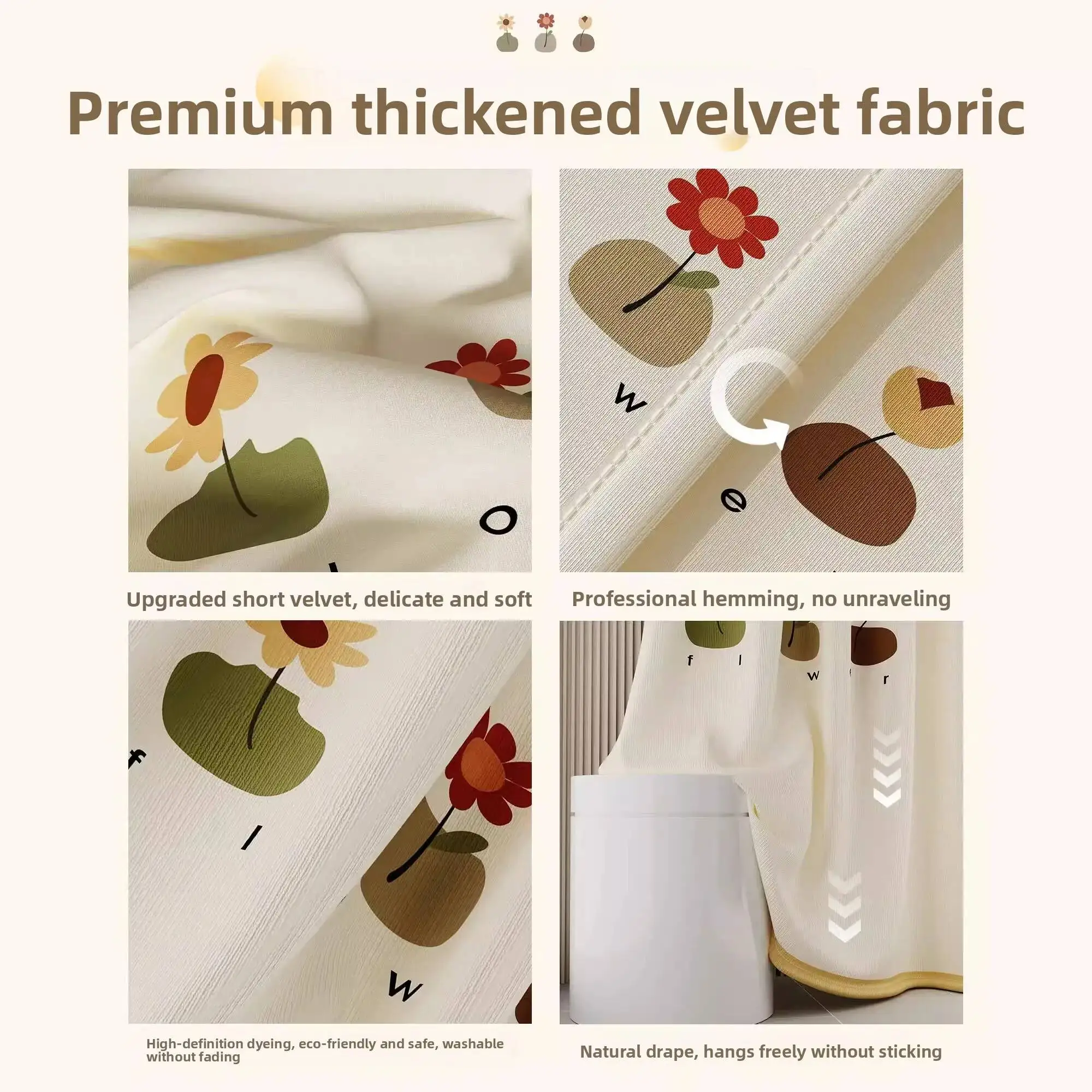 Door Curtain Shelf Curtains Cabinet Dust Cover Curtain Sliding Track Wardrobe Dustproof Home Decor Customizable Size