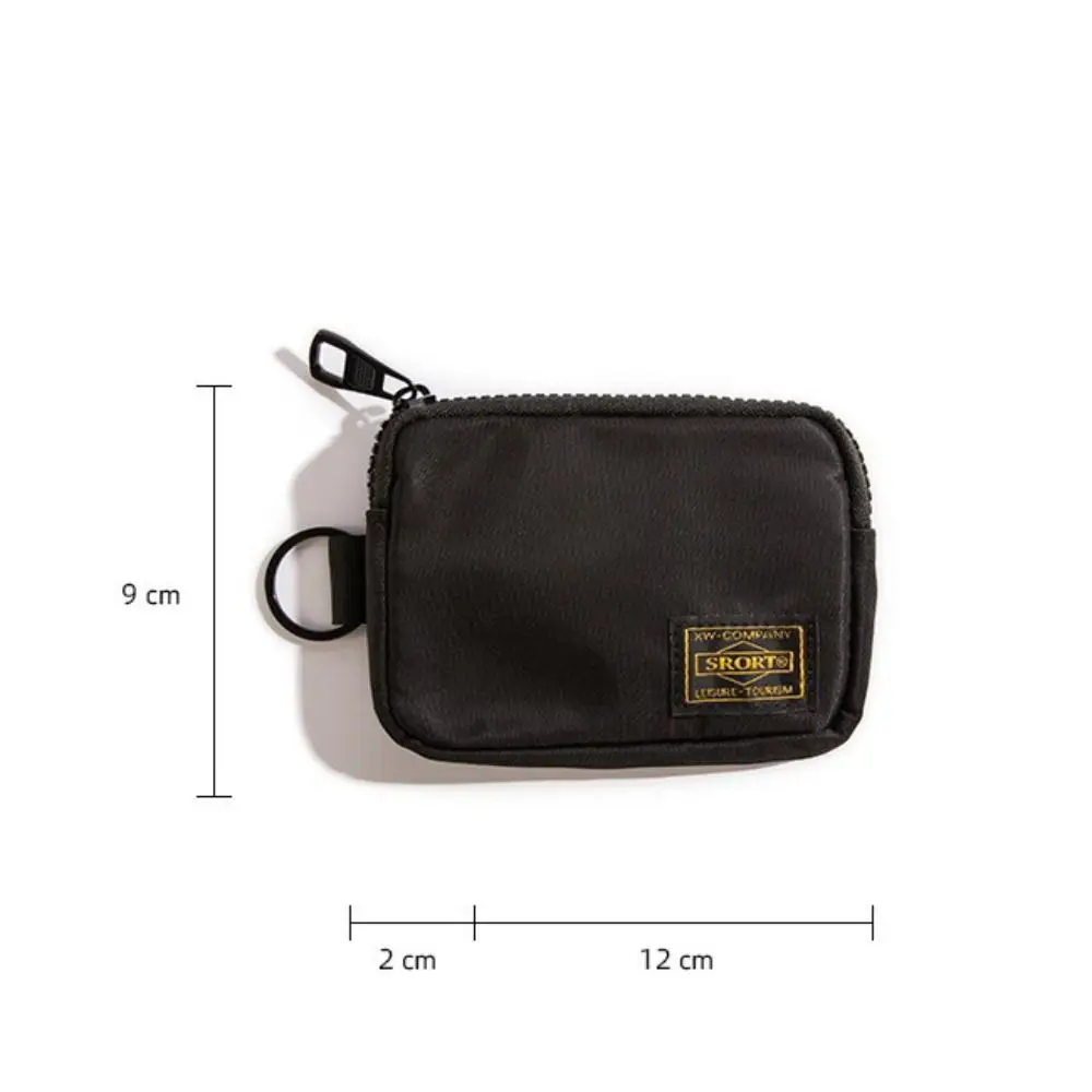 جديد قماش عملة المحفظة سستة حامل البطاقة محفظة قصيرة بلون حقيبة التخزين الطالب #6