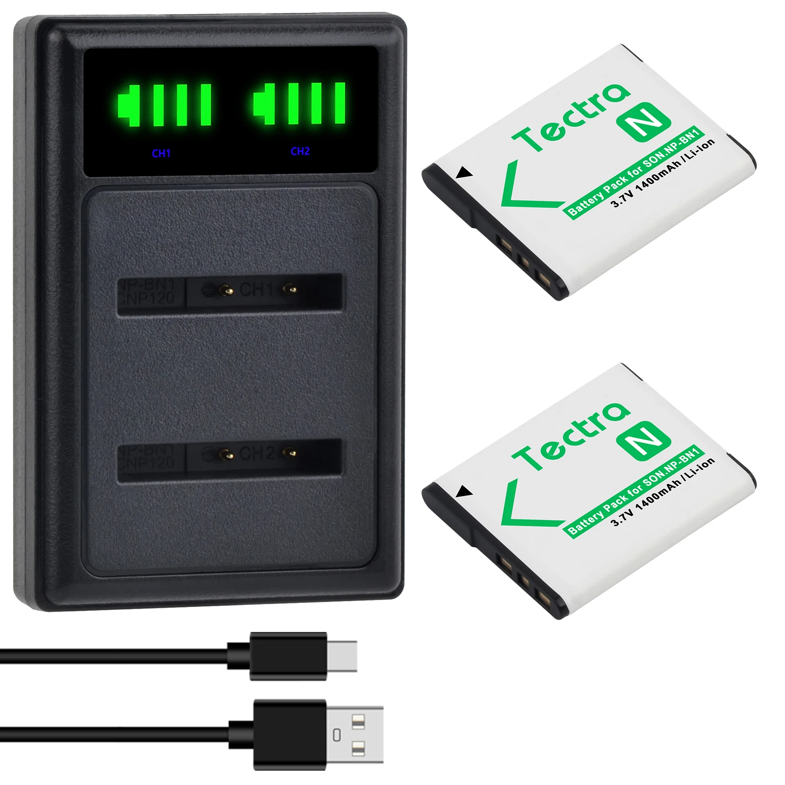 NP-BN1 Аккумулятор/Зарядное устройство для Sony Cyber-shot DSC-QX10, DSC-QX100, DSC-T99, DSC-T110, DSC-TF1, DSC-TX5, DSC-TX7, DSC-TX9, DSC-TX10, DSC-TX20