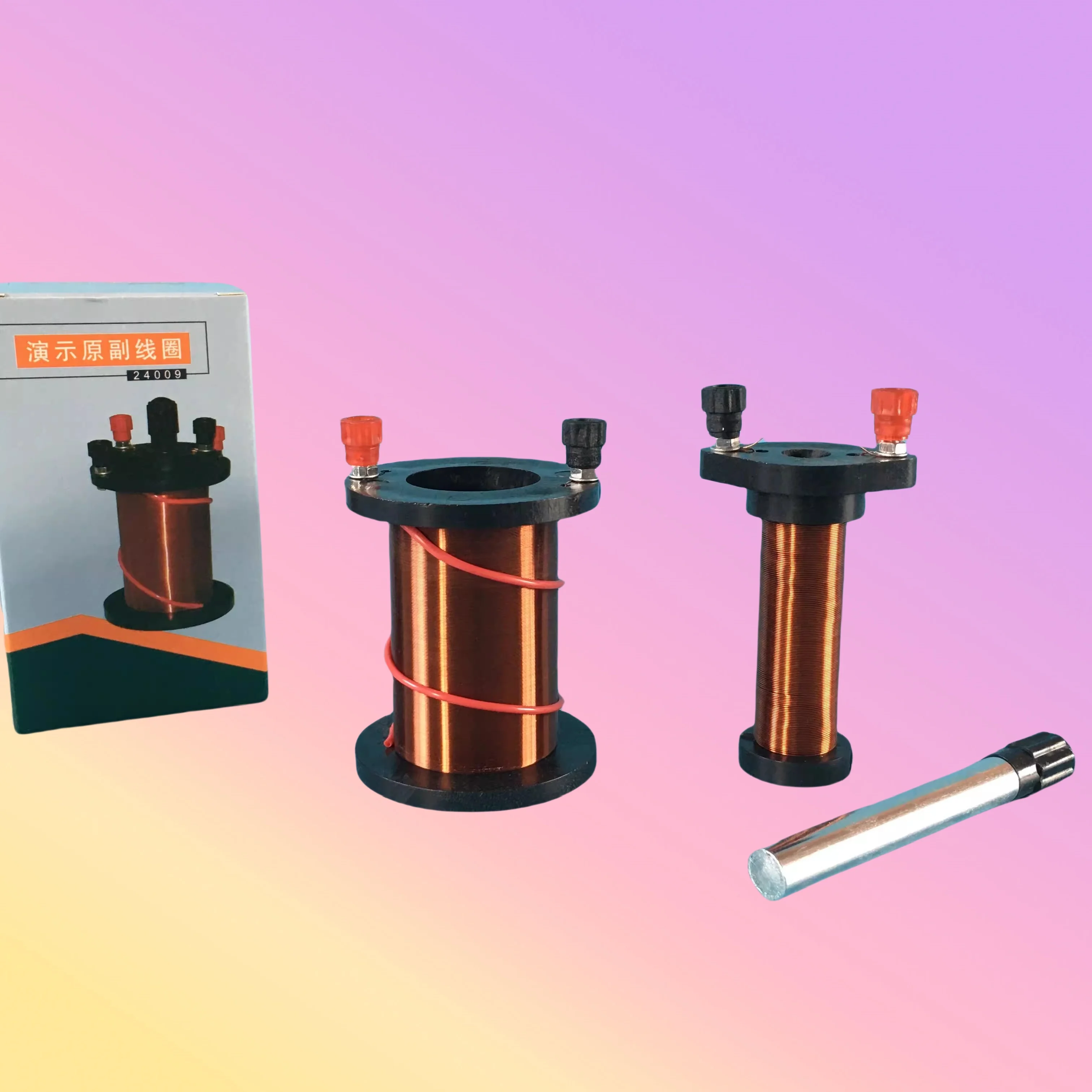 

демонстрация первичных и вторичных катушек, инструментов для физической лаборатории, лабораторное оборудование, инструменты для электрических экспериментов