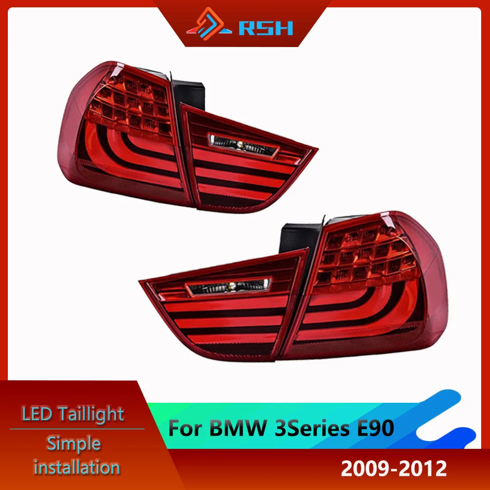 

Car Tailligt For BMW 3 Series E90 Tail Light Assembly 2009-2012 Modified LED Reverse Brake Fog Light Rear Lamp Plug And Play