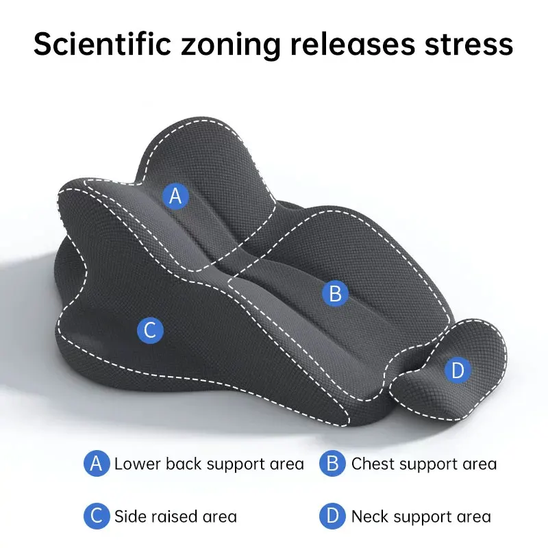 Multifunctional Pillow For Couple High Prone Sleeping Waist Support Lying Pillow Bed Pillow Comfortable Couple's Sexual pillow