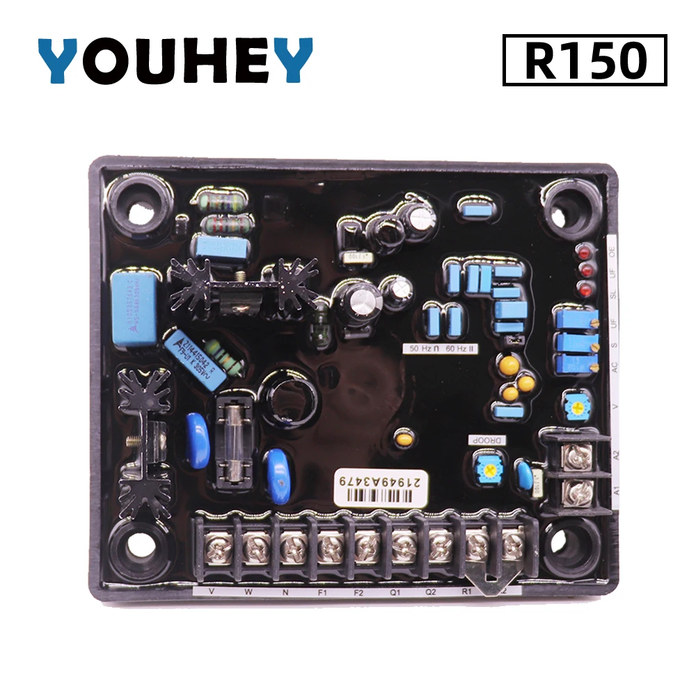 R150 AVR Automatic Voltage Regulator For Diesel Generator Set Compatible with Original Leroy Somer