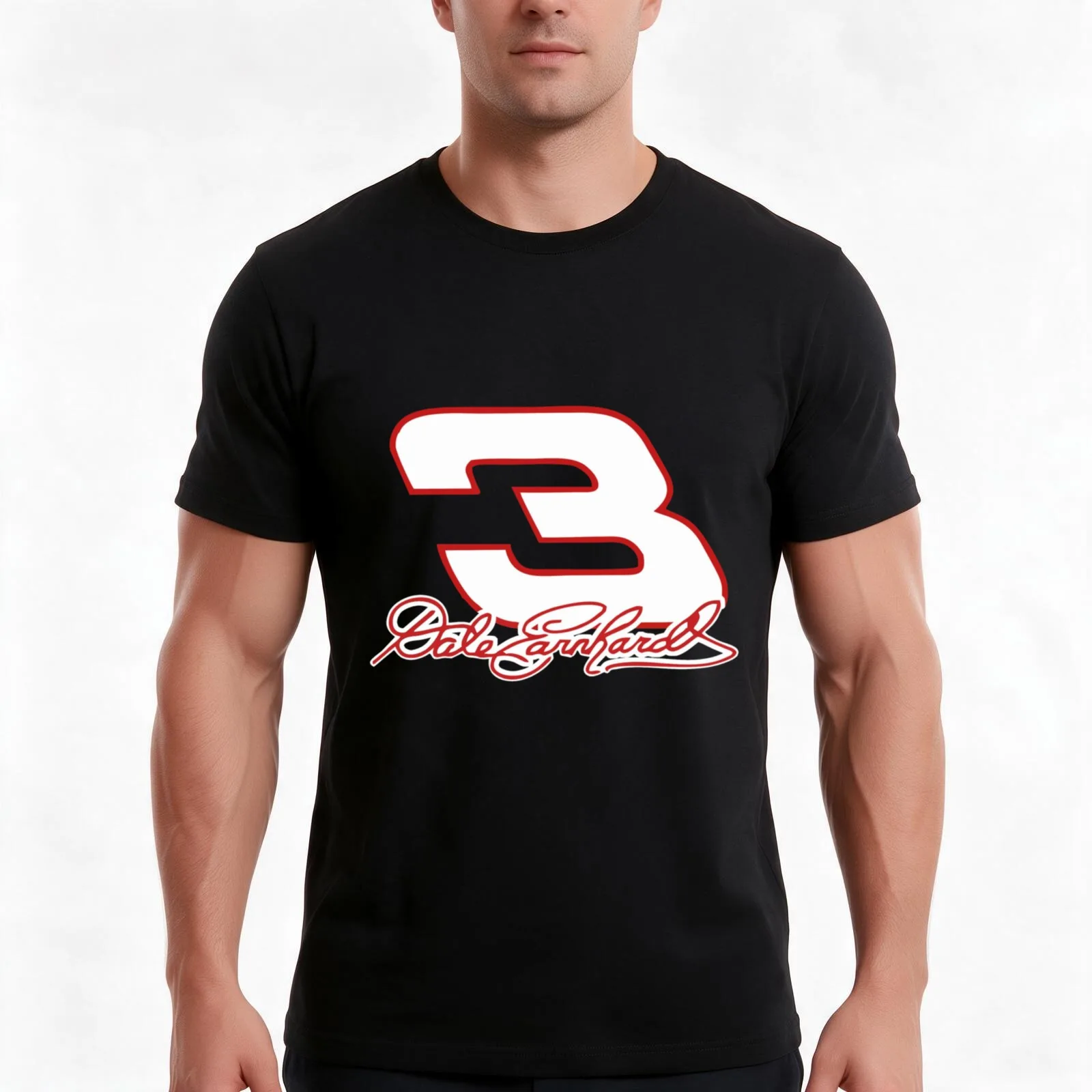 Dale Earnhardt Sr 3 NASCAR Graphic Perfect Gift T-Shirt, Summer Casual Cotton Tee, Oversized Streetwear Tops, Unisex Men Women