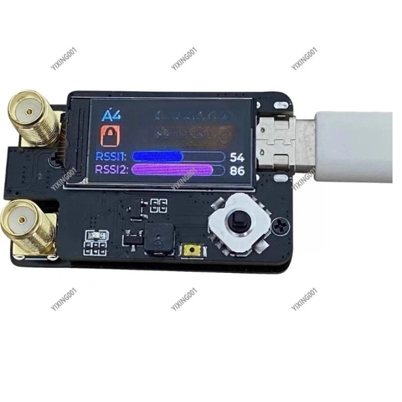 3W TX RX Analog Module: 4.9G/5.8G/6.1G with Dual Antenna, Compatible with Fatshark,  V1/V2, Skyzone 04L/04X FPV Goggles