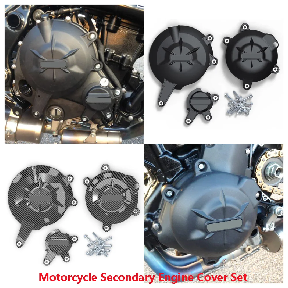 

Fits for Kawasaki Versys 650 LT ABS KLE650 VERSYS650 2015-2024 Motorcycle Engine Case Cover Set Secondary Protection Guards