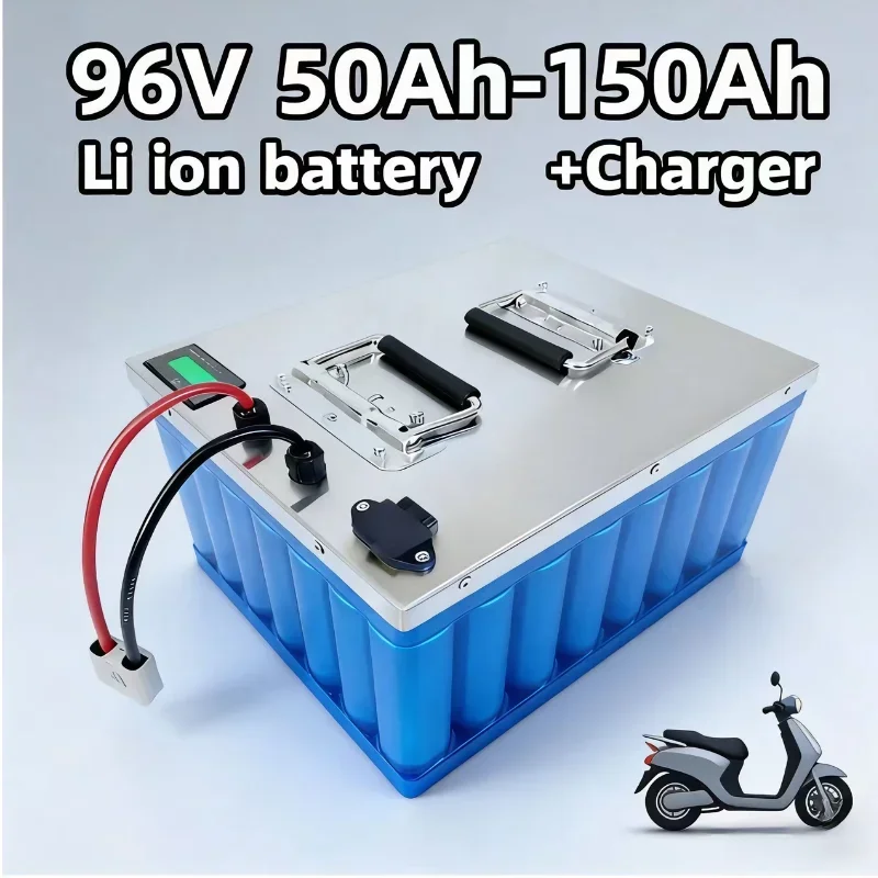 

96V 26S Lithium Ion Battery with Bluetooth BMS | 50Ah-150Ah | For 3000W-9000W Electric ATVs, Sightseeing Vehicles & Utility Cart