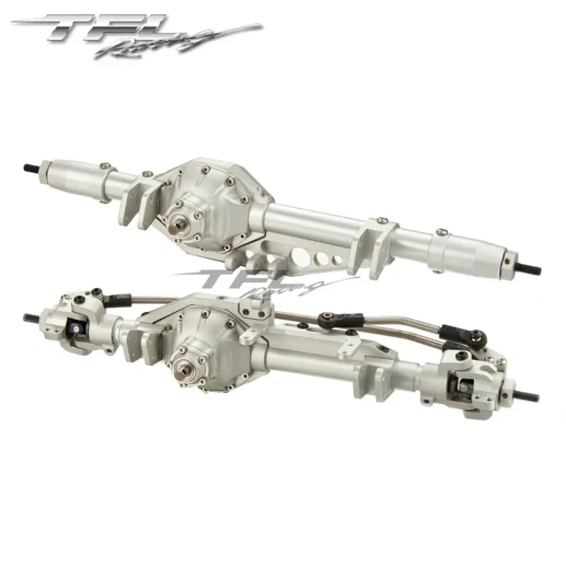 Metal Front Front Diamond Axle Assembly for 1/10 RC Crawler Car AXIAL Wraith F9 TFL Unicorn Full Metal Pipe Frame Climbing Car