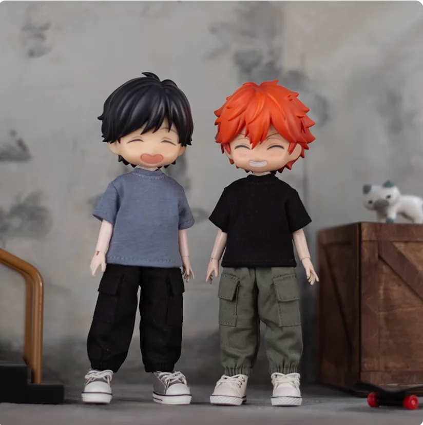 1/12 12 Points OB11 Doll Clothes Fashion Cargo Pants Ashi 3.0 2.0 Fairy Body Model Accessories In Stock