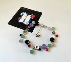 Handmade bracelets | TXT Map of the Soul: 7 ~ The Journey ~ inspired beaded bracelet | KPOP jewelry | flower