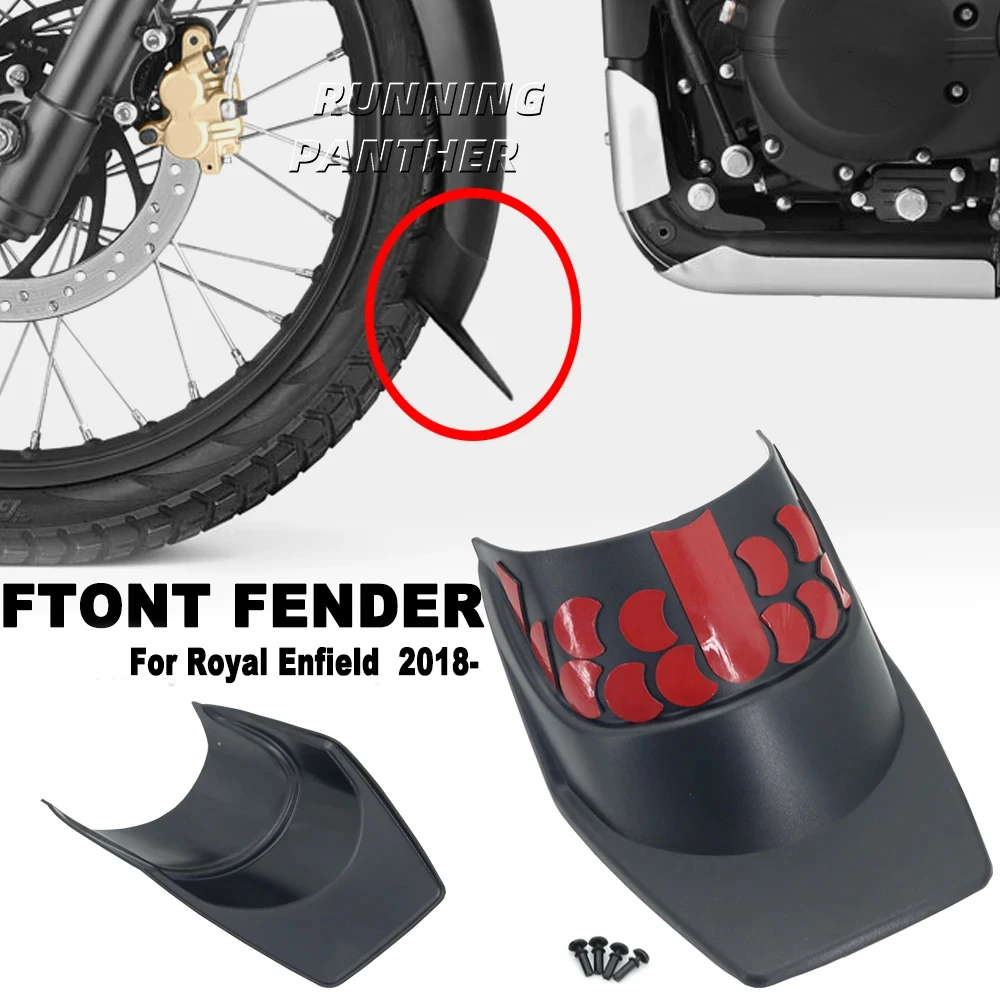 

For Royal Enfield 2018 - Motorcycle accessories front wheel fender protection frame extension Splash Guard extender