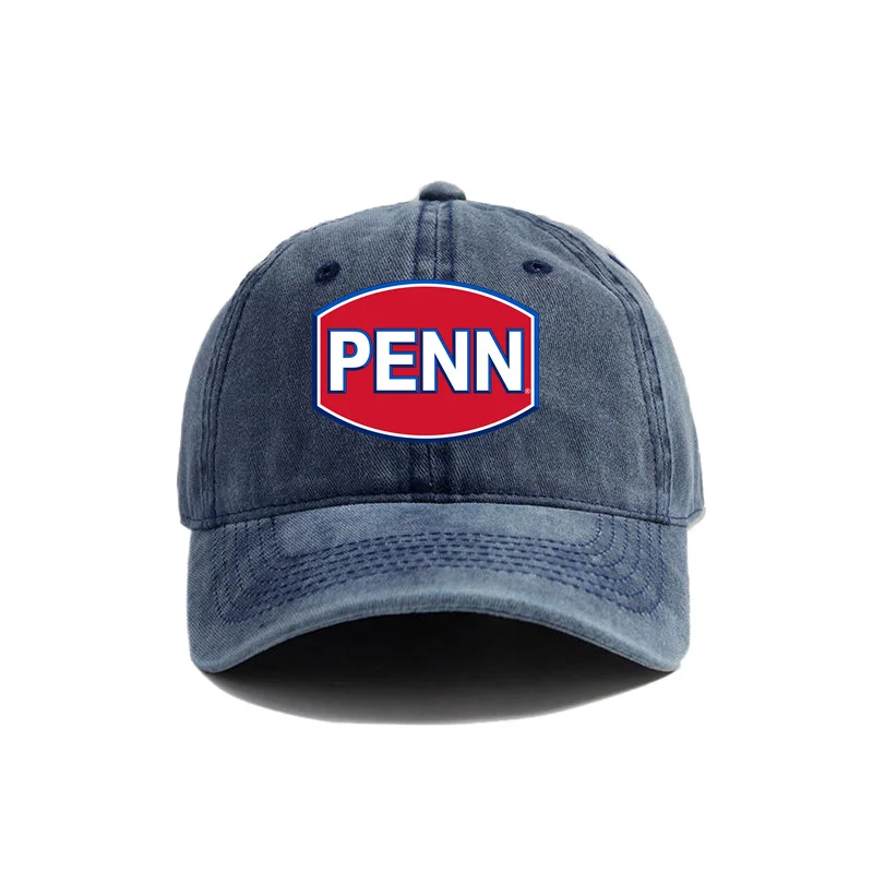 Penn Reels Baseball Caps Distressed Hats Cap Men Women Retro Outdoor Summer Adjustable Fishing Lover Hat