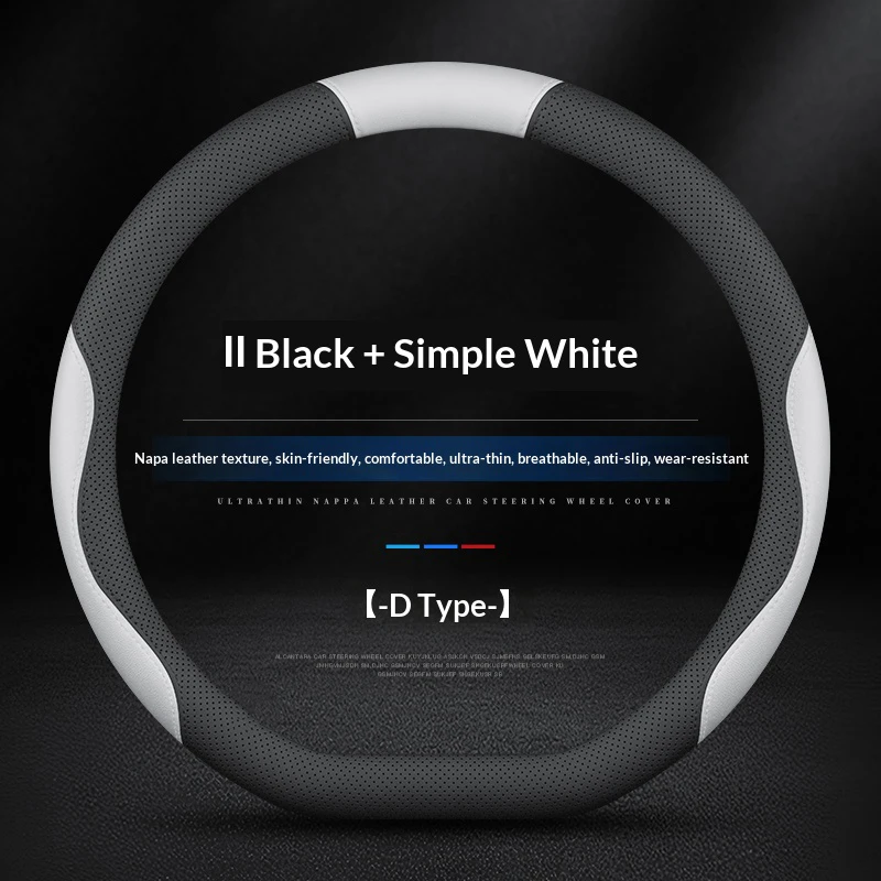 For Opel OPCline Astra Corsa Grandland Insignia Mokka Vectra GTC Tigra Leather Anti-slip Car Steering Wheel Cover Accessories - view 4