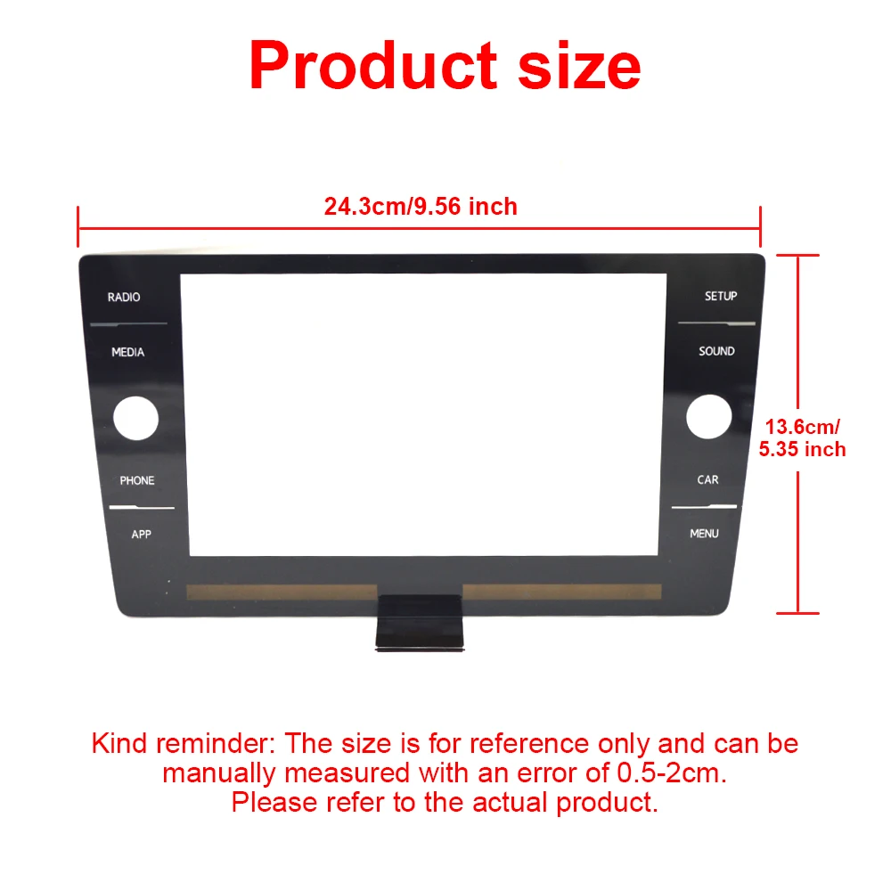 New Touch Screen Glass Digitizer For VW Golf Polo Jetta Passat CC Tiguan Caddy Amarok Car Radio Multimedia Player Navigation