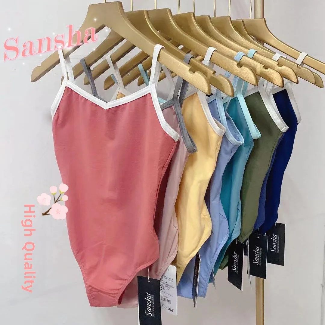 Maillot de Ballet Sana para Mujer, Traje de Práctica de Danza, Body sin Tirantes, orme de Gimnasia, Nueva Colección Pri...