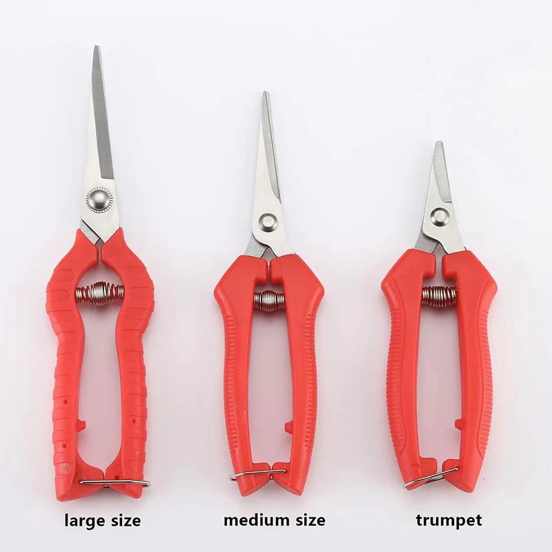 Micro-Tip Pruning Snips Leaf Gardening Hand Pruner Trimmer Straight Florist Scissor For Plants Garden Scissors Pruning Shears