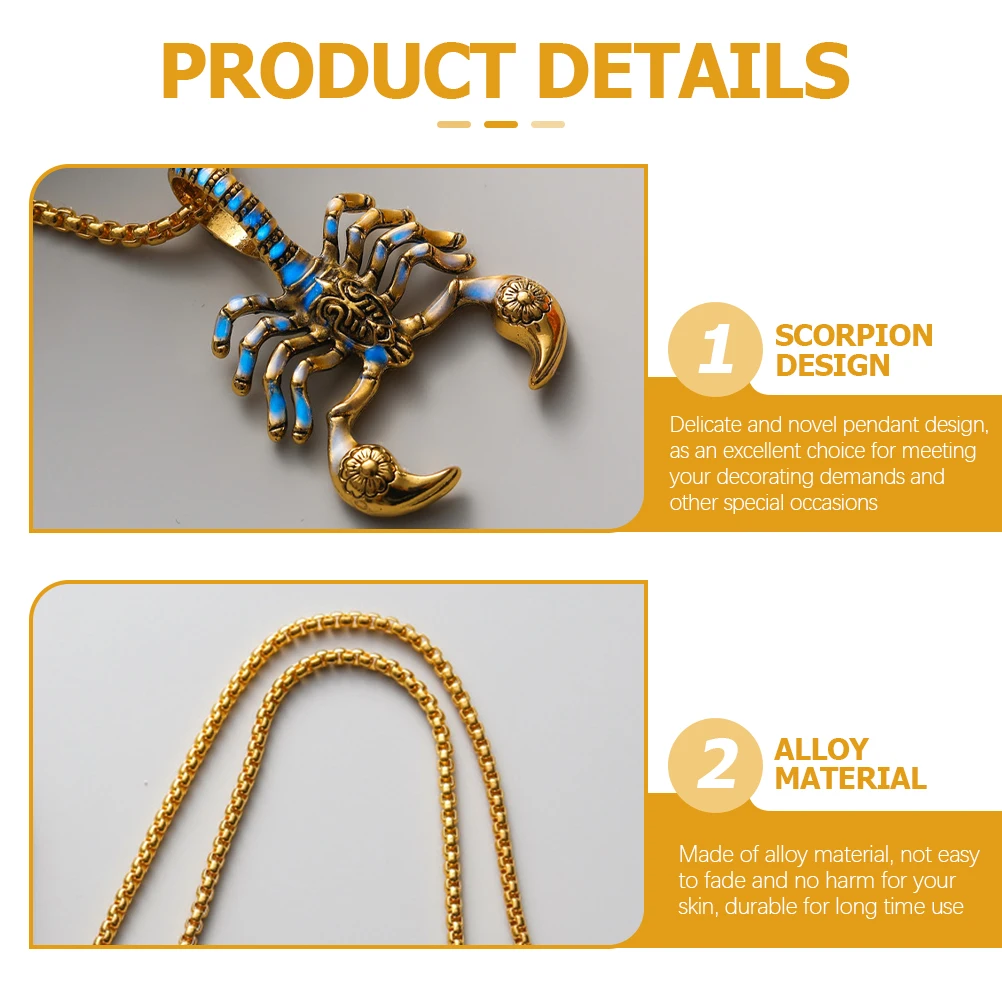 

Luminous Necklace Fashionable and Cool Chunky Punk Ornament Halloween Women Alloy