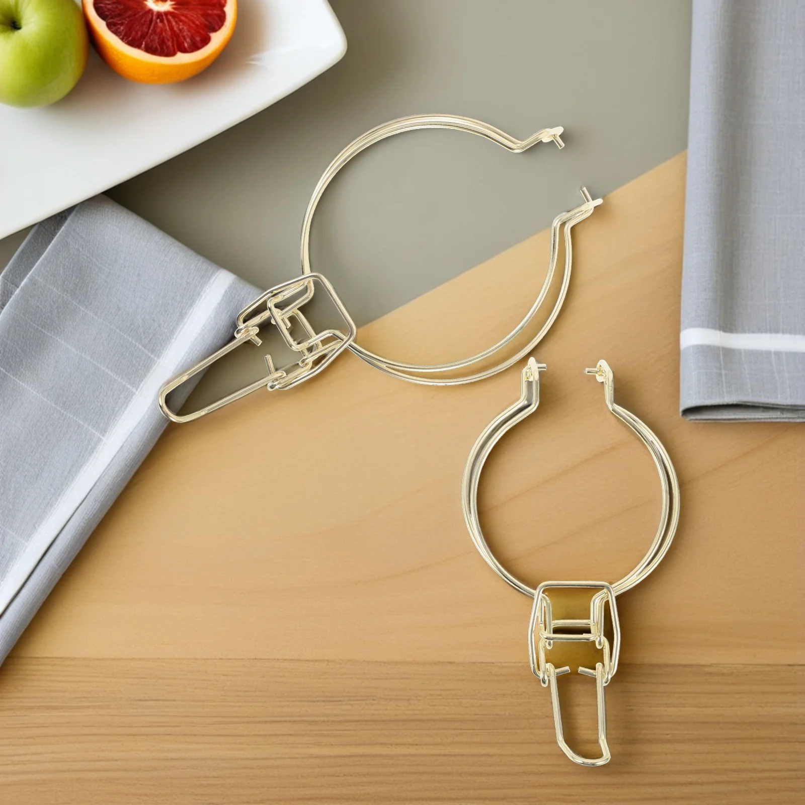 

Glass Storage Tank Clamp Canning Accessories Seal Wire Clip Airtight Food Jar Locking Replacement Fastener Wide Mouth Jar Clamp