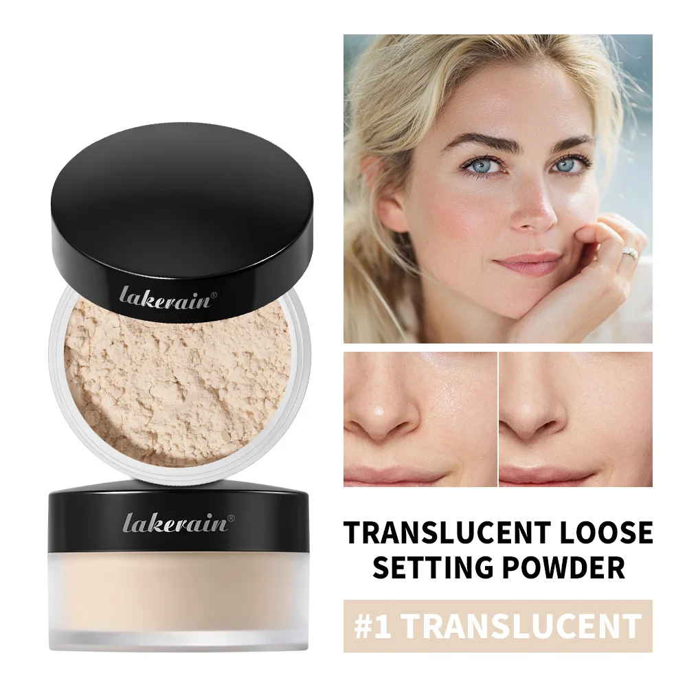 Translucent Loose Setting Powder Long Lasting Oil Control Smudge Proof Lightweight Weightless Makeup Finishing Makeup Cosmetics