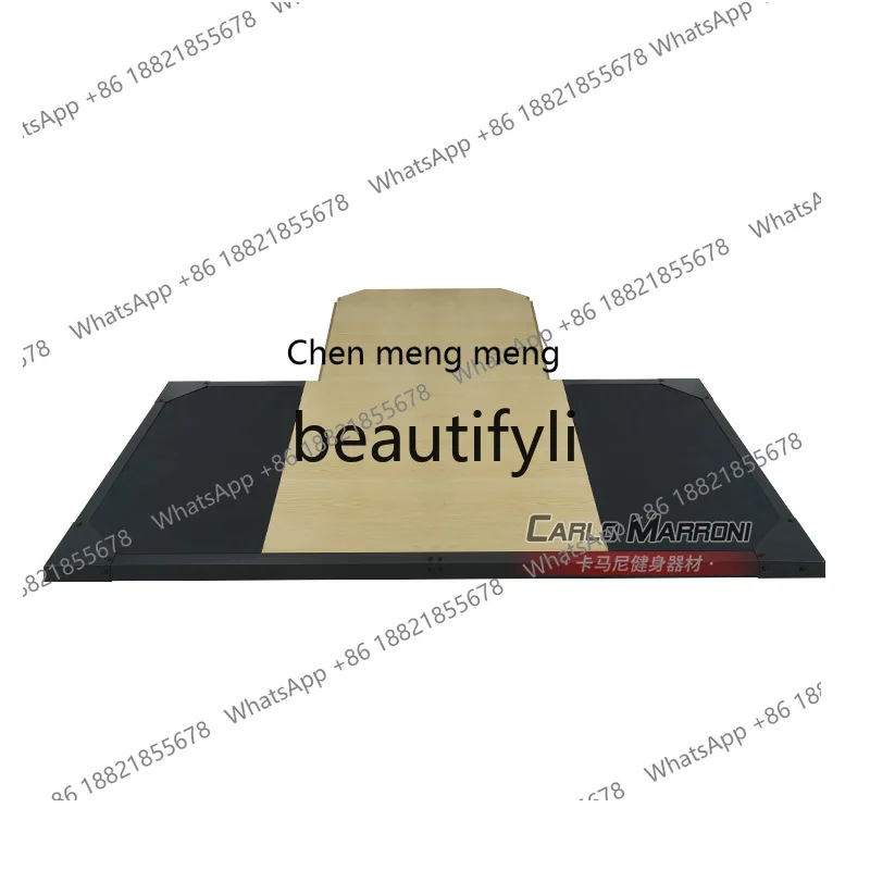 

X Squat Taiwanese Weightlifting Platform Wood Board Gym Equipment Squat Rack Buffer Deadlift Platform Strength Training