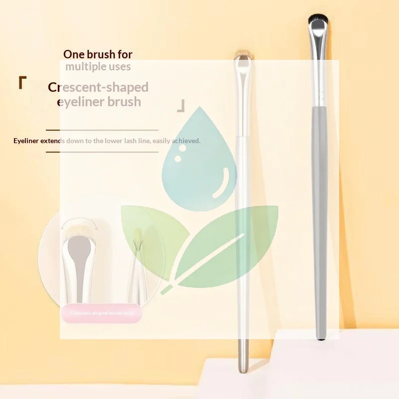 2/1pcs Curved Eyeliner Makeup Brushes Precision Soft Eyeshadow Brush Sharp Thin Small Eye Smudge Tools Cosmetic