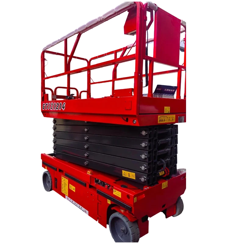 

YC 12m Electric Scissor Hydraulic 220V /380V Single Or Three Phase Lift Tables Lifting Platform Self-Propelled Scissor Lift