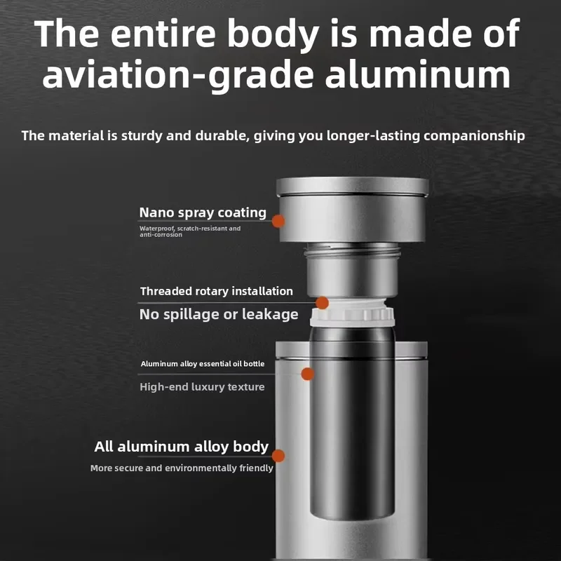 M202B Aluminum Oil Diffuser 1000ml Large Capacity Aromatherapy Machine App Remote Control Ambient Light for Home Office Spa