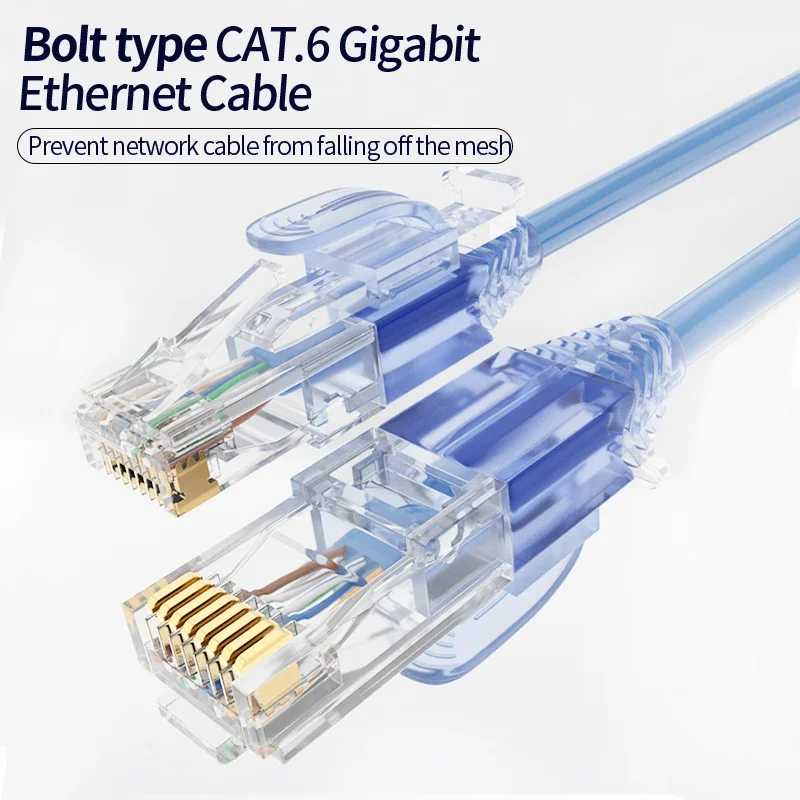 Cat6 network cable computer network connection wire rj45 router plug type Internet connection wire 1000Mbps transmission