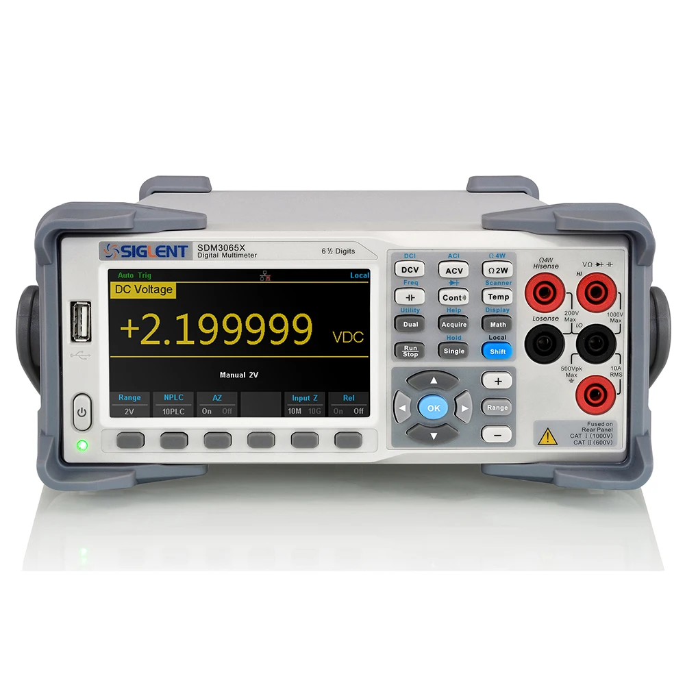SIGLENT SDM3065X SDM3065X-SC Digital Multimeter 6.5 Digit 2,200,000 Counts Dual Display High Precision Bench DMM