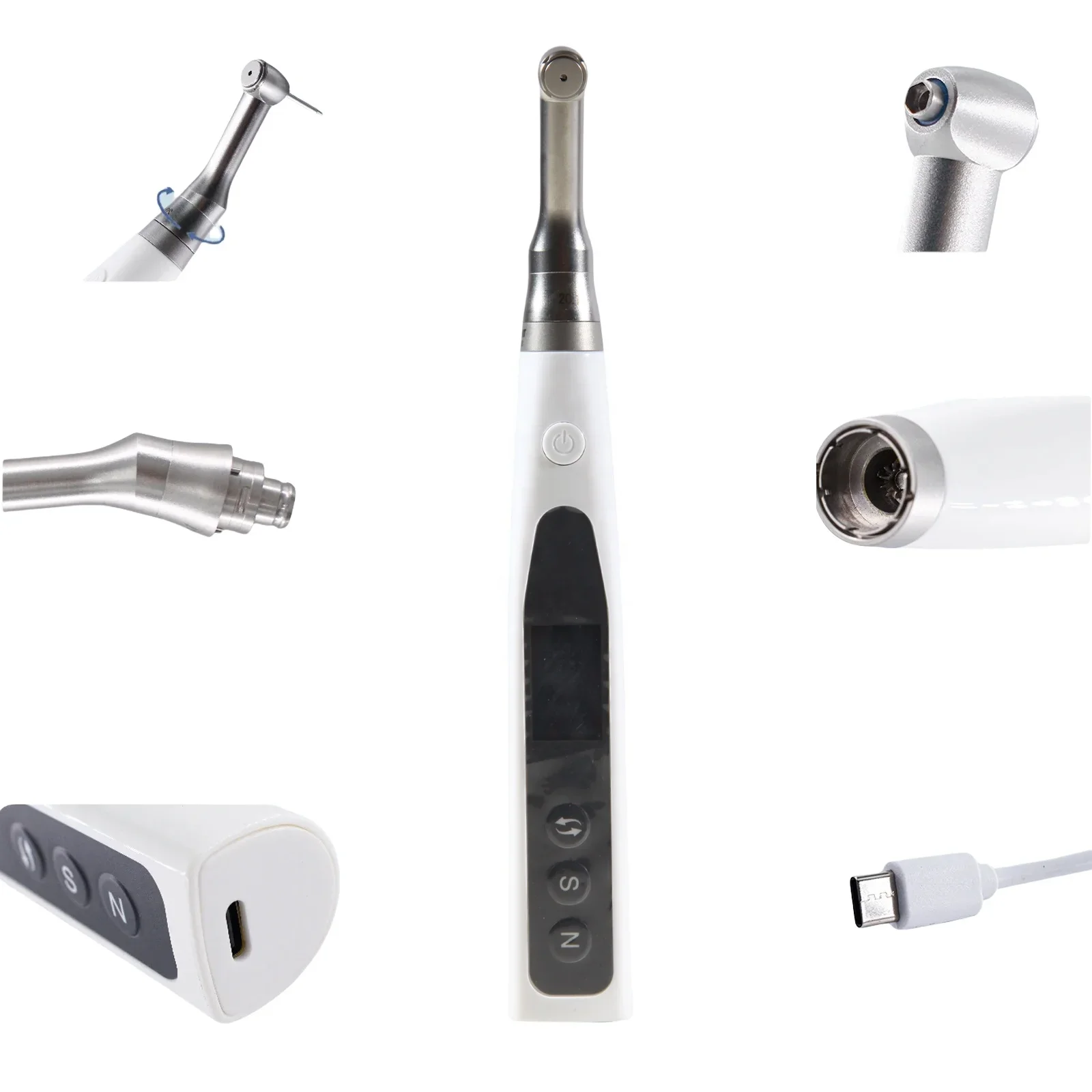 New Product Ideas! Dental Electric Wireless impl ant Torque Wrench Screwdrivers 20:1 Contra Angle Handpiece