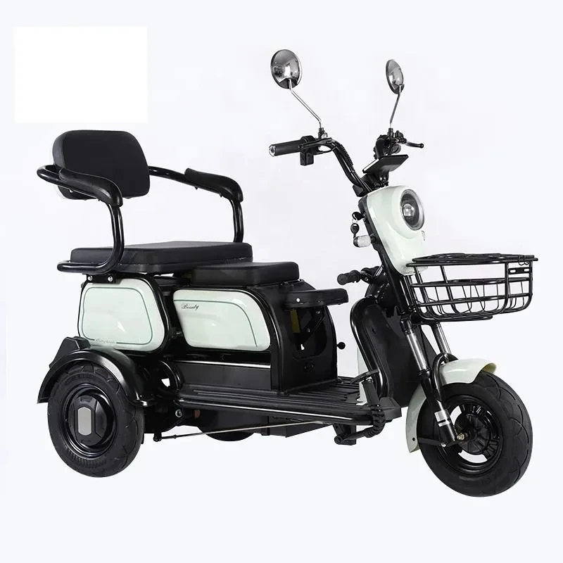 New Electric 3-wheel Mobility Scooter for Leisure City Passenger-pulling Tricycle 48V/60V Three-wheel Electric Bicycle