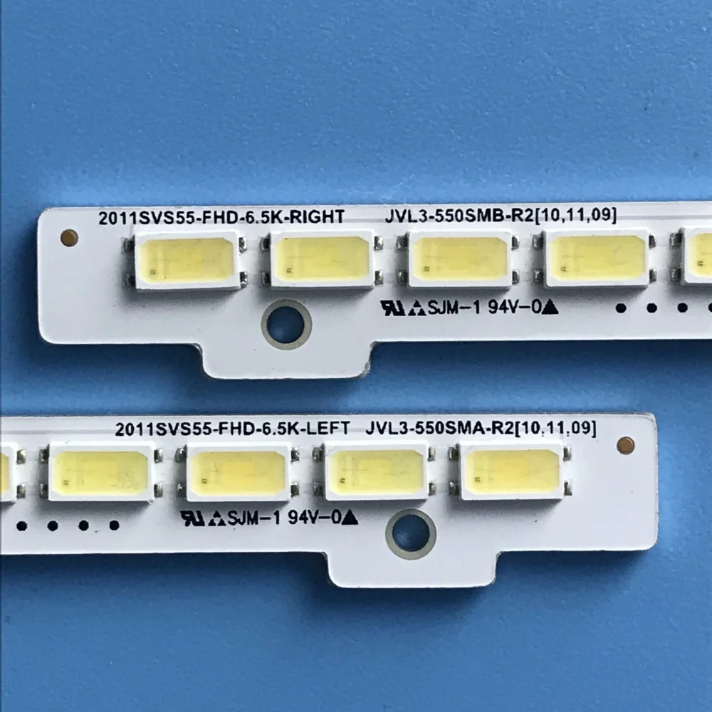 

LED strip bar For BN64-01664A LTJ550HW05 JVL3-550SMA-R2 2011SVS55-FHD-6.5K-RIGHT UE55D6750 UA55D6400 UA55D6600WJ UA55D6000SJ