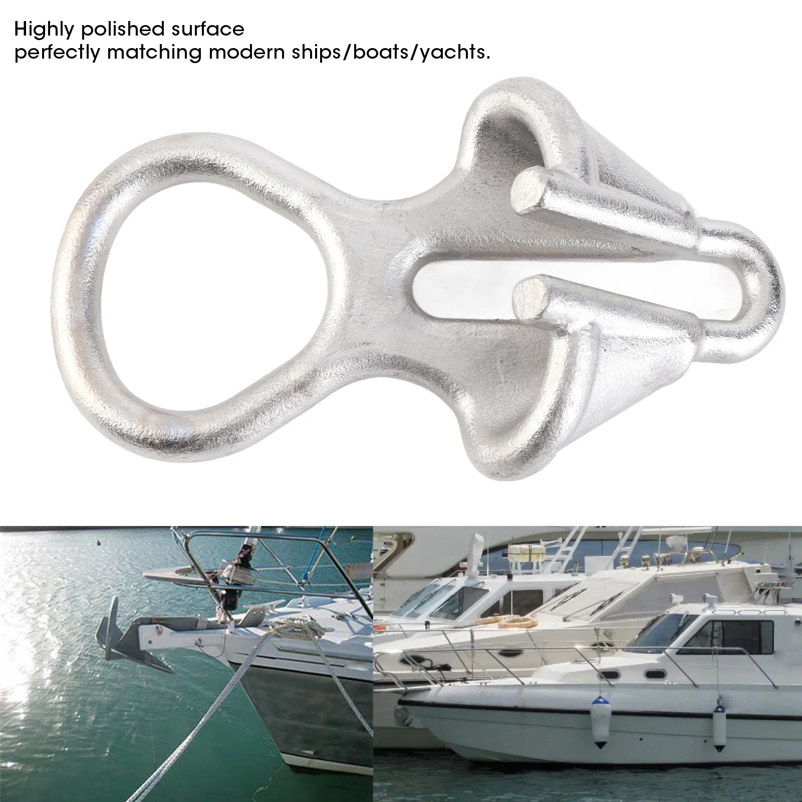 1Pc Boat Chain Lock Rope Mooring Device 316 Stainless Steel Hardware for 0.24-0.31in Chain Boat Accessories