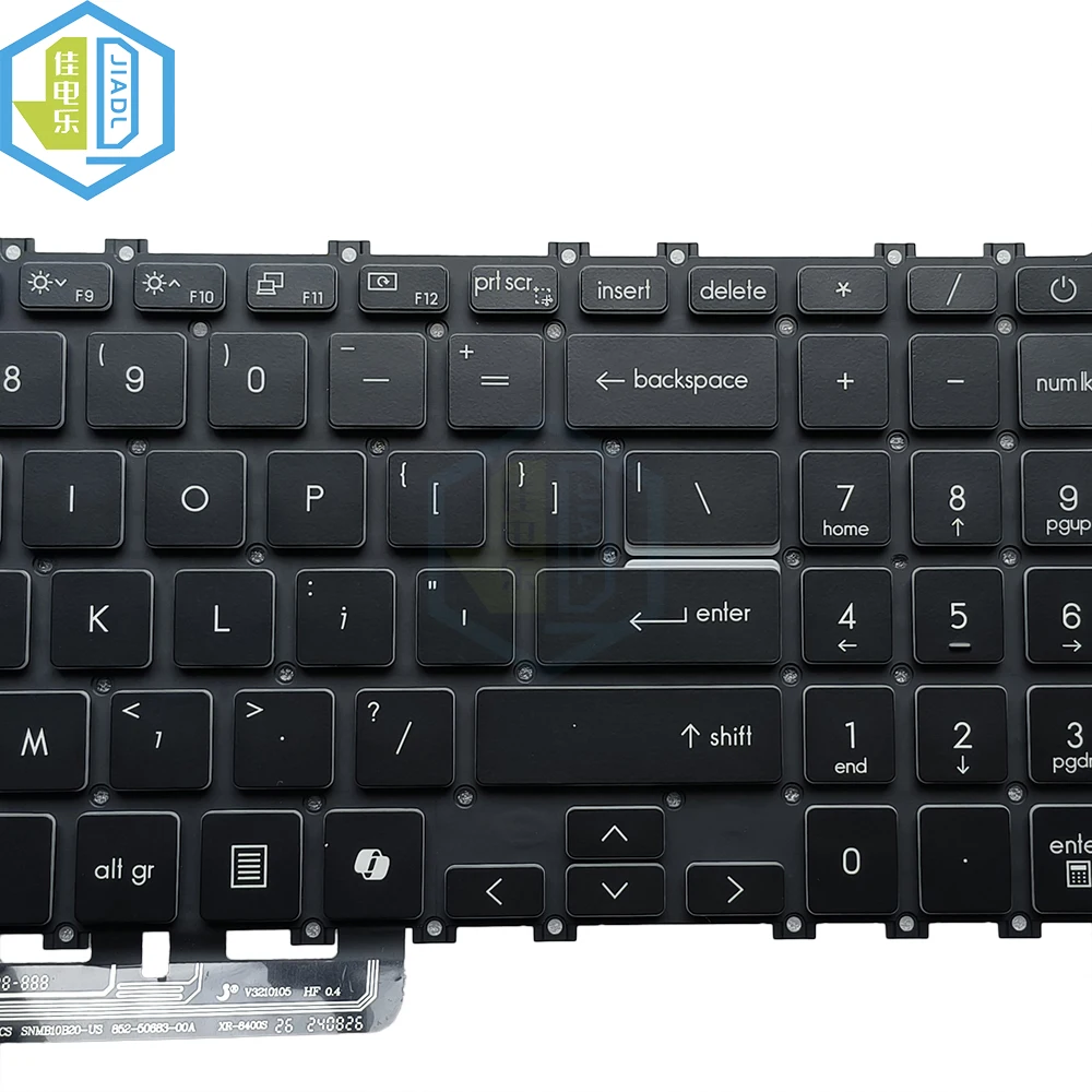 US English Single Backlit Keyboard For MSI Premier 16 Prestige 16 AI Evo B1MG MS-15A1 MS-15A2 AI Function Notebook Keyboard