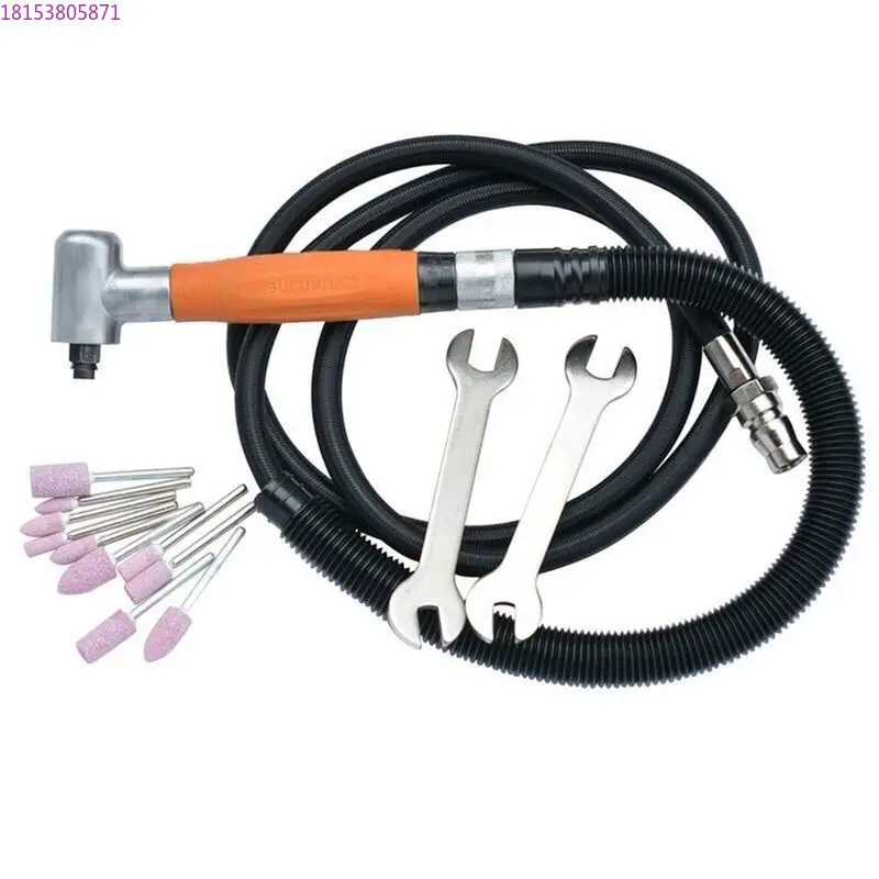 90 degree wind mill right angle pneumatic engraving mill multi-head
