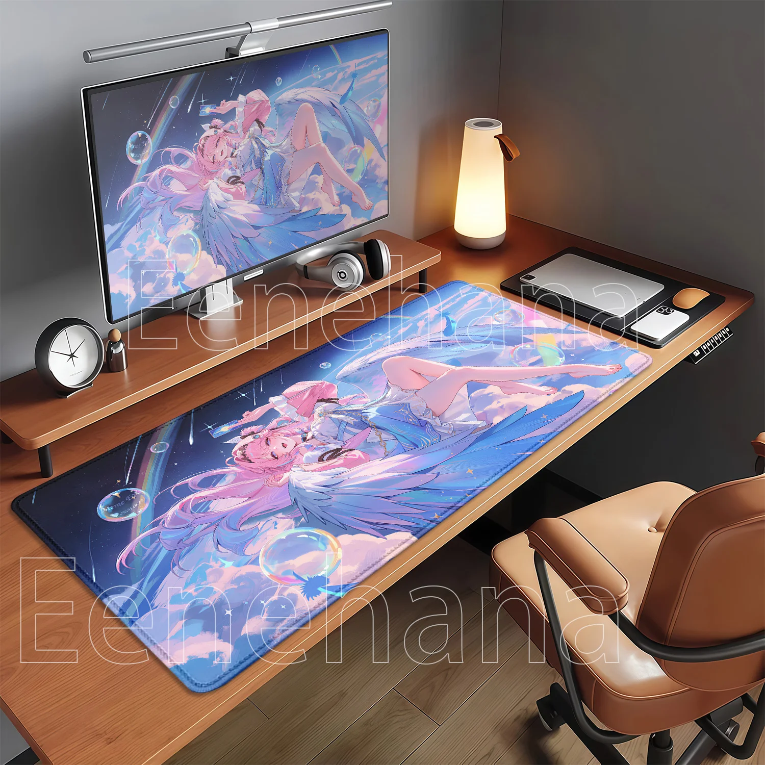 WuWa Denia Wuthering Waves Kawaii Anime Girl PC Mousepad Computer Keyboard Gaming Mouse Pad Office HD Printing Overlock Desk Mat