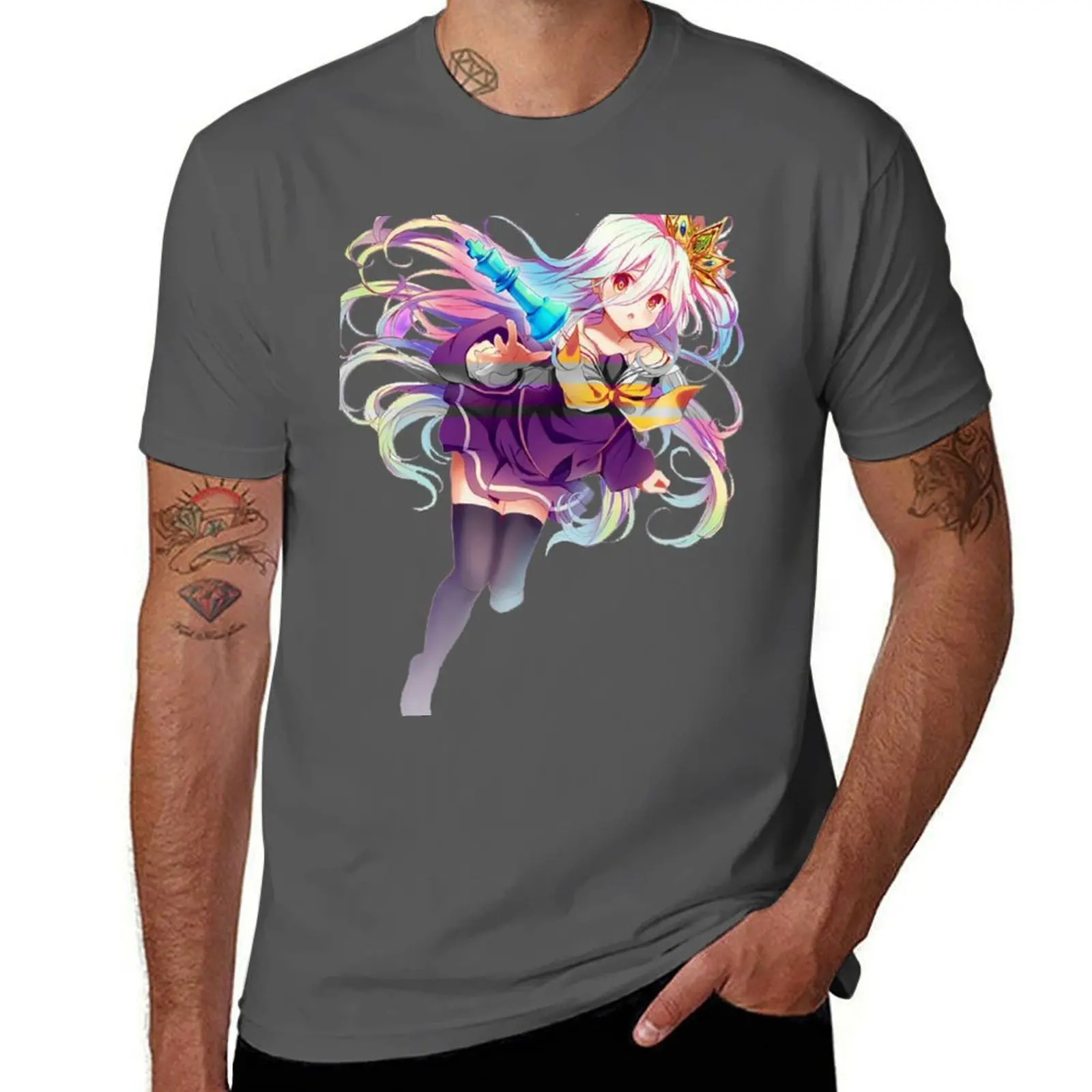 

No Game No Life - Shiro T-Shirt Plus Size Street Style Tee