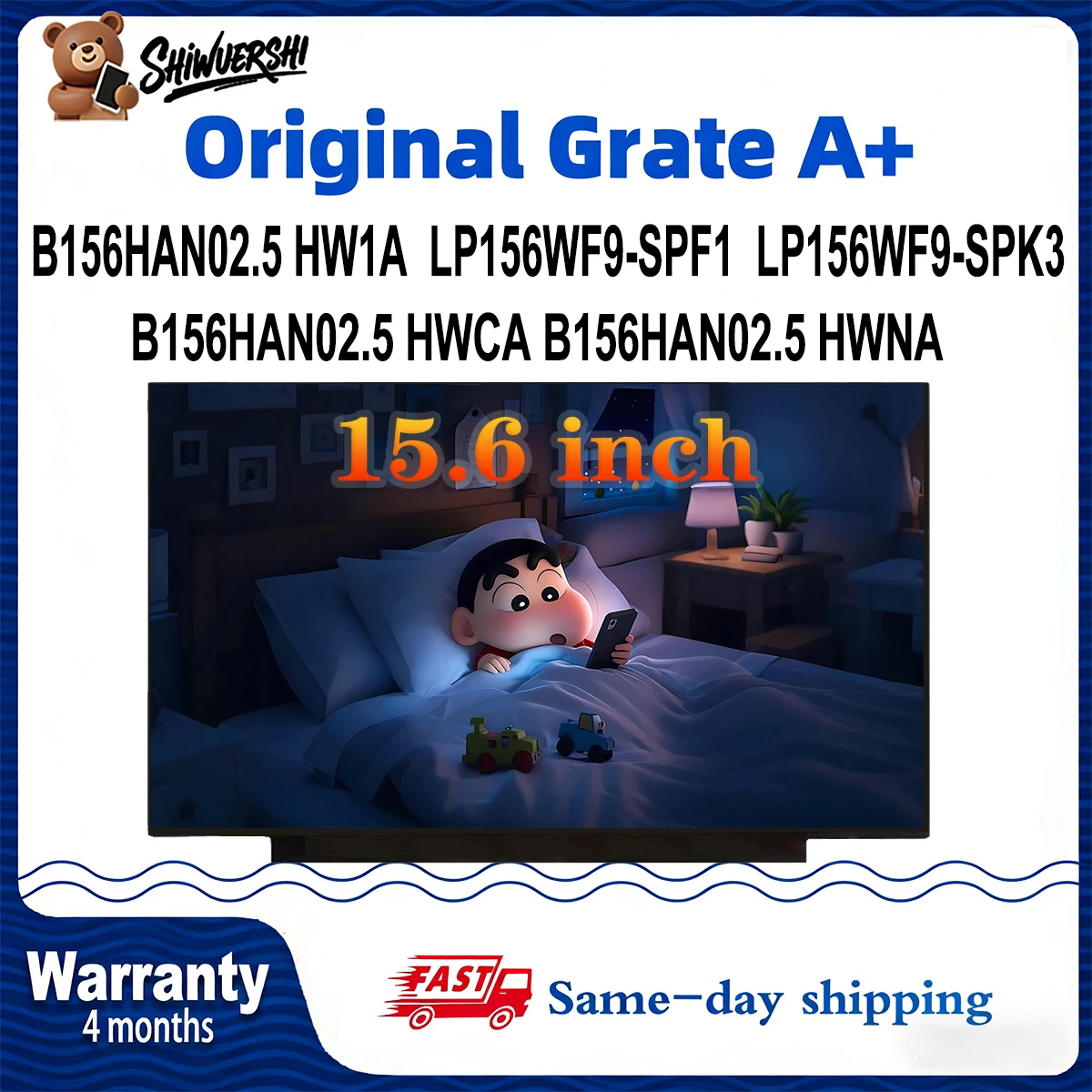 

Wholesale Slim 15.6" Laptop Lcd Monitor Panel B156HAN02.5 HWCA B156HAN02.5 HWNA B156HAN02.5 HW1A LP156WF9 SPF1 LP156WF9 SPK3