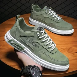 Mens Vulcanize Shoes  fashion Classic Platform Shoes Canvas  for Men Anti-Odor Casual Man  Hard-Wearing Flats